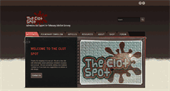 Desktop Screenshot of clotspot.com