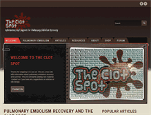 Tablet Screenshot of clotspot.com
